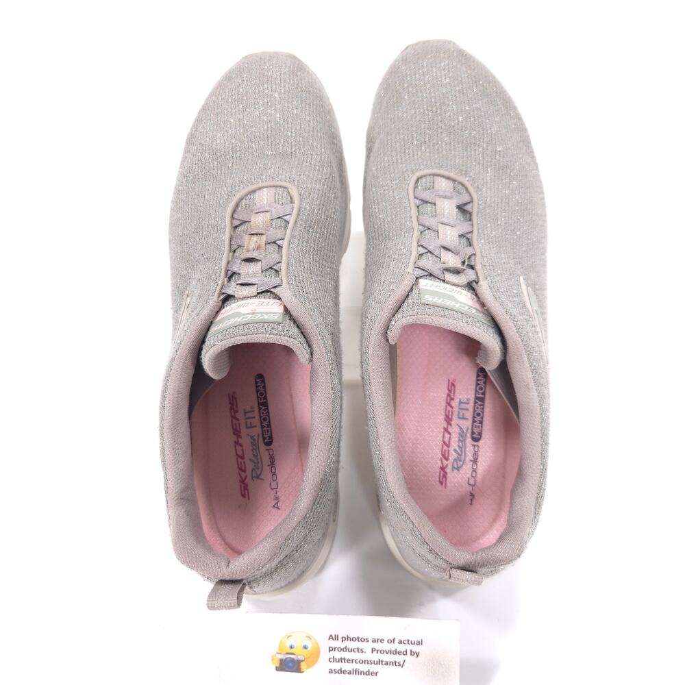 Skechers Empire D Lux Slip On Athletic Running Shoe Womens Size 11 12822 Toupe - Picture 6 of 9